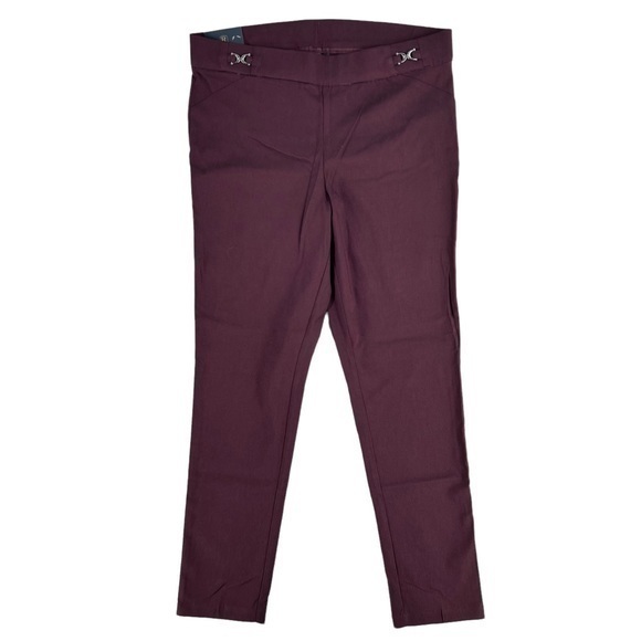 Rafaella Pants - Rafaella Comfort Stretch Pull-On Straight Leg Pant